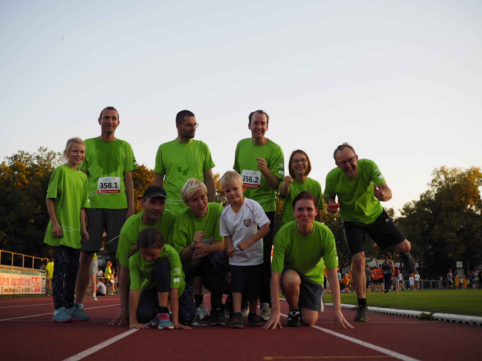 Mannschaft ENVISYS zum Benefixlauf