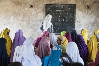Alphabetisierungskurse für Erwachsene in Äthiopien, Fotograf: Rainer Kwiotek