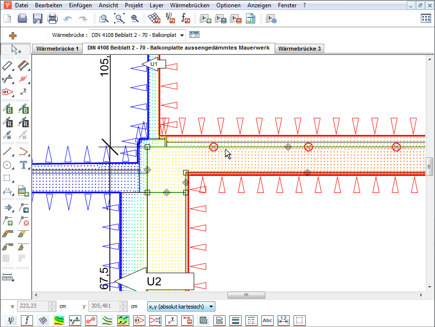 Wärmebrückendetail Wärmebrückendetail